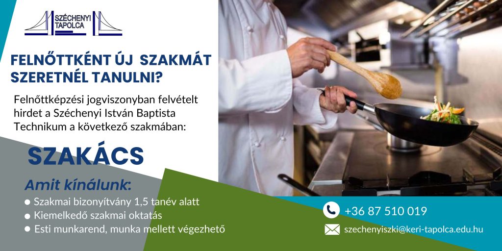 Szakács képzés